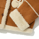 CHERRY SUEDE MUSTANG JACKET [CAMEL]