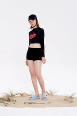チェリーインナーパンツボードショーツ / CHERRY INNERPANTS BOARDSHORTS [BLACK]