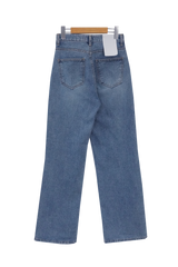 Mention napping light blue wide winter denim pants