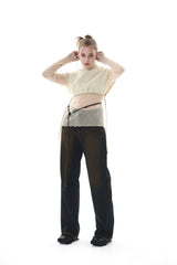 キルティングクロップベスト/QUILTING CROPPED VEST