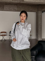 （UNISEX）ウェイビーヘビースウェットシャツ