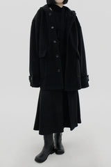 サイドベルトロングスカート / Side belt long skirt (2color)