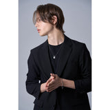 タグスクエアスリムネックレス / TAG SQUARE SLIM NECKLACE
