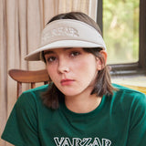Palm Tree Logo Sun Cap Beige