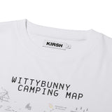 ウィッティバニーキャンピンググラフィッククロップTシャツ