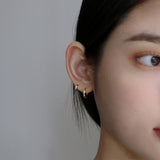[single earring]14K gold classic one-touch earring (s) (6680495226998)