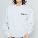 X LOGO SWEATSHIRTS - WHITE (6674957074550)