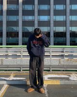 1992 ブックルナッピングクロップフードTシャツ/1992 Bookle napping crop hood t-shirt 2color