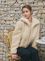 HIGHNECK FUR JACKET_BEIGE (6638378156150)