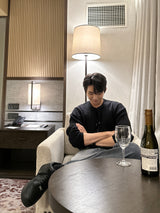 LMNラウンドネックケーブルカーディガン (9カラー)