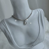 Elizabeth Choker Necklace - Silver Color