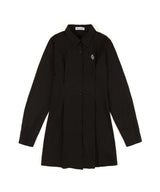 アイレットポイントシャツワンピース