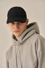 OVERSIZED MINI LOGO HOOD - GRAY