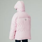 オーバーフィットフードダックダウン/OVERFIT HOOD DUCK DOWN-PINK