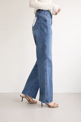 プレミアムロングストレートデニムパンツ / FF-44 /  PREMIUM LONG STRAIGHT DENIM PANTS