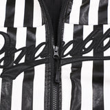 ストライプロゴパッディングジャンパー/BSR2223FWJK008 STRIPE LOGO PADDING JUMPER WHITE BLACK
