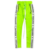 TZWORLDWIDE TRACK PANTS - GREEN NEON (6635094638710)