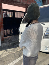 About balloon round knit 