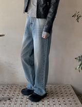 SD ウォッシュデニムワイドパンツ