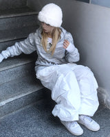 Vintage Ethnic Tteokbokki Hooded Knitwear