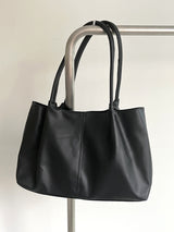 Senko Pleated Incision Leather Shoulder Bag