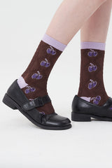 スモールチェリーパターン靴下セット／SMALL CHERRY PATTERN SOCKS SET [MULTI]