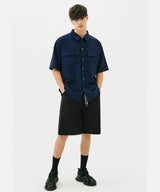 CITYBOY BOAT COTTON SHORTS (BLACK) (6585517637750)