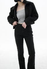 モヘアクロップジャンパー / Mohair Crop Jumper (2color)