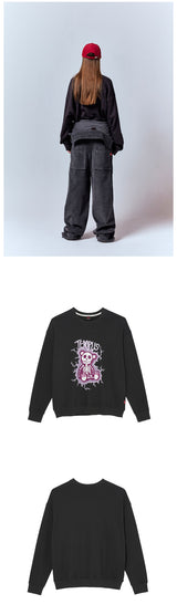 サンダーボルトスウェットシャツ/THUNDERBOLT SWEATSHIRTS [CHARCOAL]