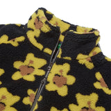 フラワーベアフラフィージャケット / Flower Bear Fluffy Jacket_Black