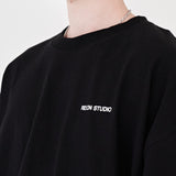 RE:ON LOGO LONG SLEEVE SHIRT (BLACK)