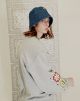 SM:]E DENIM ROUND BUCKETHAT INDIGO (6691415064694)