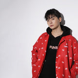 ペイズリーロゴコーチジャケット / PAISLEY LOGO COACH JACKET red