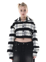 モヘアチェックシャツ/MOHAIR CHECK SHIRT