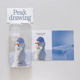 Picky snowman jelly hard case (clear)