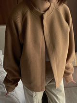 Toast round-neck cardigan