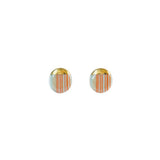 2021 Pantone Stratum daily round earring (OR) (6641903927414)