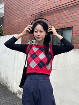 Scottish fish knit vest