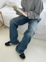 Low waist washing jean 