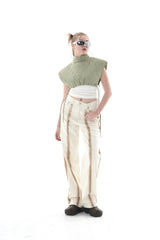 キルティングクロップベスト/QUILTING CROPPED VEST