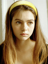 Mimosa Yellow Velvet Headband (6611536380022)