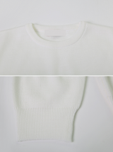 Basic Autumn Round Knit (10color)
