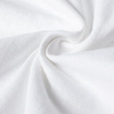 リンクルエフェクトロゴプリントロングスリーブTシャツ / (UNISEX) Wrinkle Effect Logo Print Long Sleeve T-shirt(White)