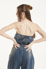 デニムジャンプスーツ / DENIM JUMPSUIT