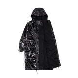 【24SS LSD COLLECTION】フード付きナイロンレインコート_ブラック