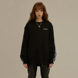 ロゴハイブリッドデニムスウェットシャツ/LSD Logo Hybrid Denim Sweatshirt