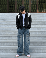 Triple pocket denim pants