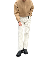 プリントクロップドスウェット/Print Cropped Sweat-BEIGE