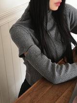 Nikun brushed slit polar t-shirt