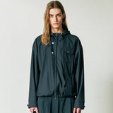 FRONT ARCH COVER HOODIE BLOUSON GREY